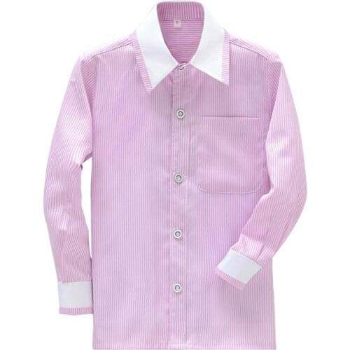 Brand New Boy Cotton Shirts Custom Made Children Wedding/Dinner/Evening Long Sleeve Kid Shirt CS26