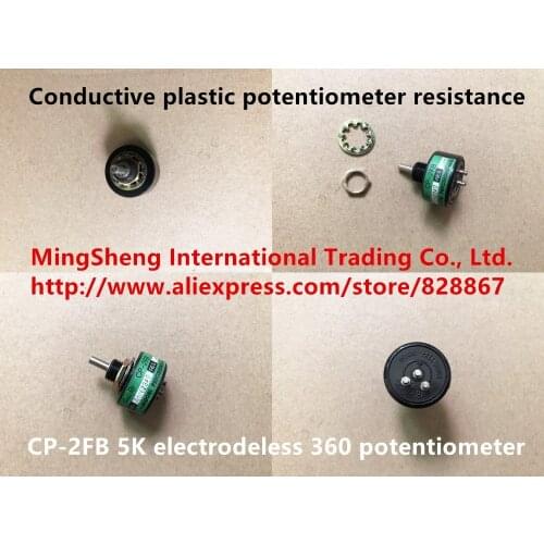 Original new 100% conductive plastic potentiometer resistance CP-2FB 5K electrodeless 360 potentiometer (SWITCH)