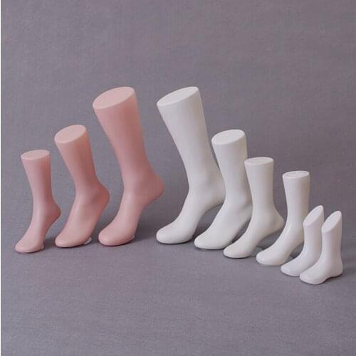 1 pcs Children Kids Baby Foot Model Tools Feet Mannequin for Shoes Sock Display Hard Tool Supply 2 Colors