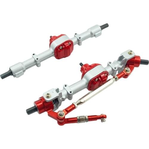 RC Car Front & Rear Complete Axle for MN D90 D91 D96 D99S MN90 MN96 MN99 MN99S 1/12 RC Car Upgrade Parts