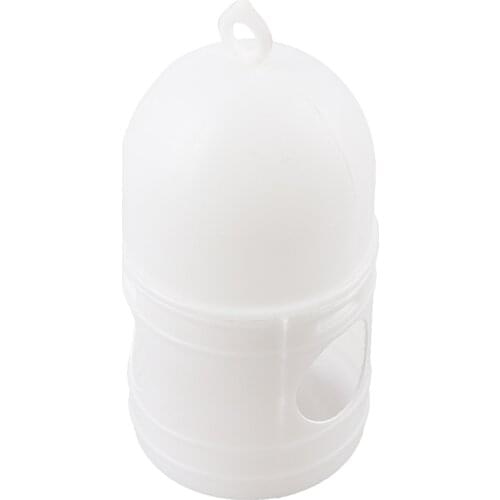 Plastic White Drinker Pigeons Birds Drinker Water Dispenser Accessorries Plastic Container Pot