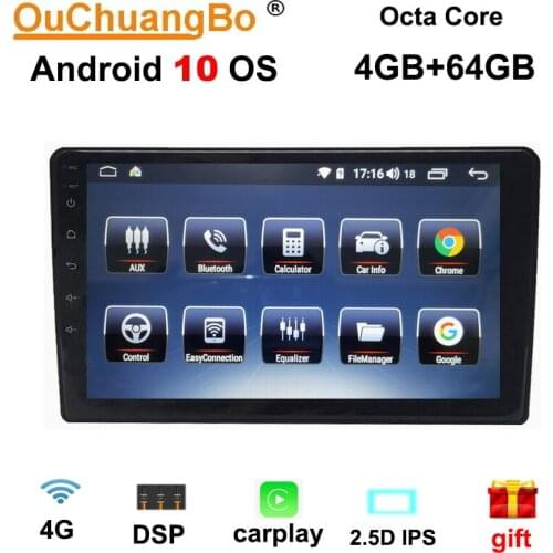Ouchuangbo radio recorder for FAW N5 with android 10.0 system 9 inch media player 6GB RAM 128GB ROM Blu-ray screen DSP