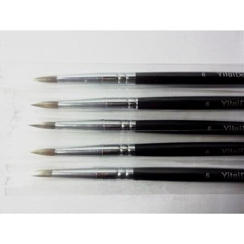 5pcs Dental Porcelain Brush Pen 6# Dental Lab Equipment Hot