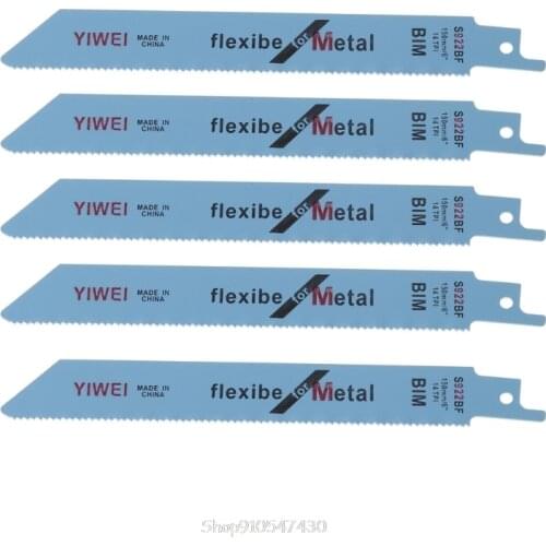 5 Pcs 152mm Reciprocating Cut Saw Blade S922BF 2608656014 For Metal Wood Cutting D17 20 Dropship