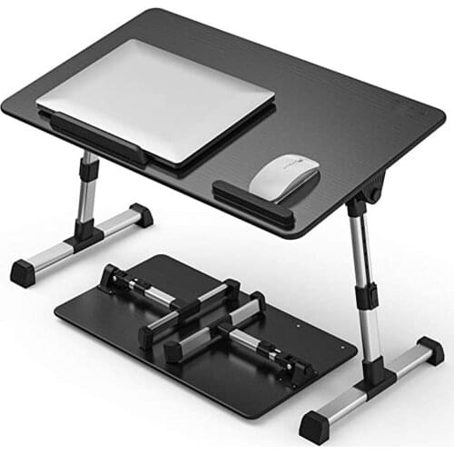 Adjustable Laptop Desk With Cooling Fan Foldable Notebook Laptop Stand Bed Tabletop Desks Home Study Table Computer Desk 52x30cm