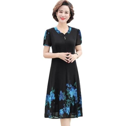 TUOMENGKE Summer Chiffon Dresses