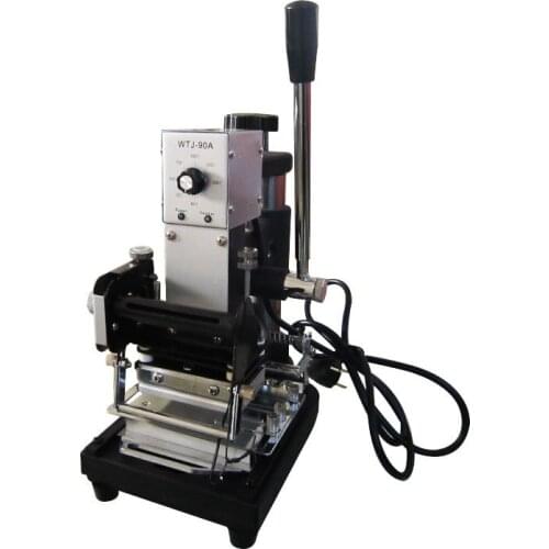 WTJ-90A PVC Card Invitation Card Hot Stamping Machine Membership Card Hot Stamping Machine LOGO Hot Stamping Machine