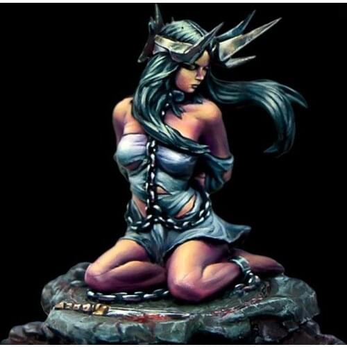32mm Resin Model figure GK Amitriel the Fallen Angel Fantasy theme Unassembled and unpainted kit