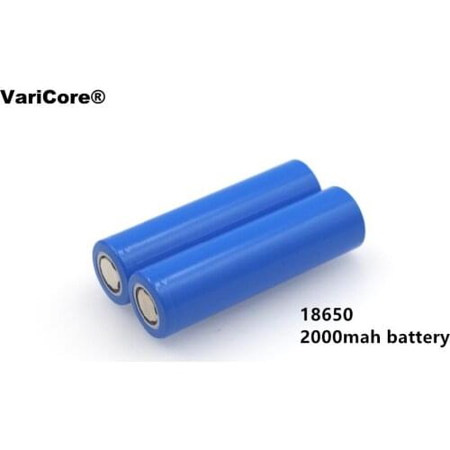 4 pcs.. New 18650 Rechargeable Battery 3.7V 2000 mAh 5C Power Discharge Li-ion Battery Group Flashlight for Mobile Device