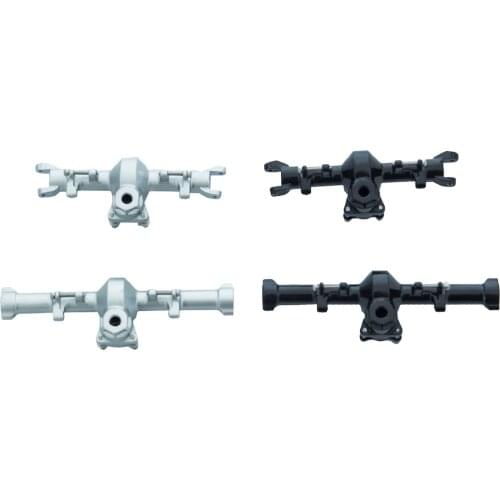 2 PCS RC Aluminum Front & Rear Axle Housing Cover Case Fit for Axial SCX24 90081 RC Rock Crawler Car Accessory Upgrade Parts