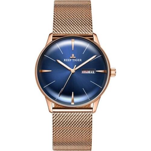 Men wristwatch,mens automatic watches Reef Tiger luxury brand dress waterproof mechanical wrist watch relogio masculino RGA8238