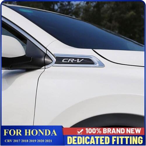 For Honda CRV 2017 2018 2019 2020 2021 Car Original Door Side Emblem Sticker Cover Trims Auto Accessories