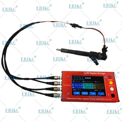 ERIKC Digital LCR Brige Common Rail Injector Pump ZME DRV Valves and Sensor Tester Tool Multifunction Tools