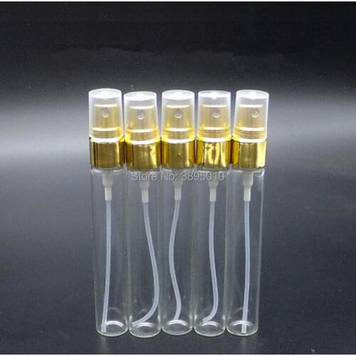 8ml Perfume Spray Bottle Portable Glass Perfume Bottle With Atomizer Empty Cosmetic Containers For Travel F1109