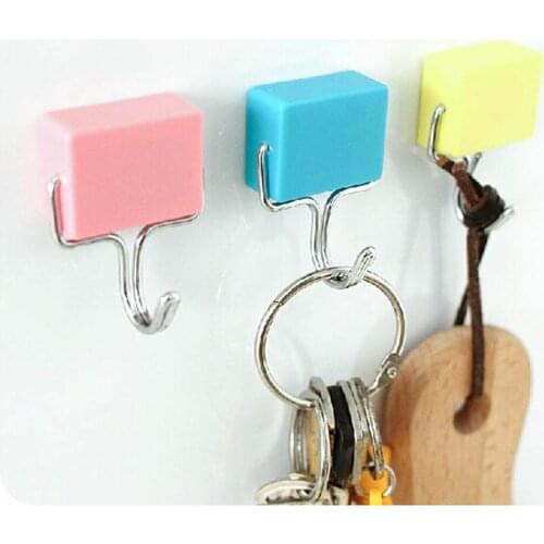Creative Tools Magnetic Hooks School Locker Hook Refrigerator Hanger Wall Housekeeper wall hooks for hanging Hangers
