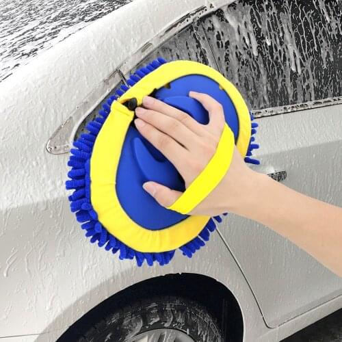 LEEPEE Chenille Broom Car Wash Brush Car Cleaning Tools Cleaning Mop Car Cleaning Brush Telescoping Long Handle