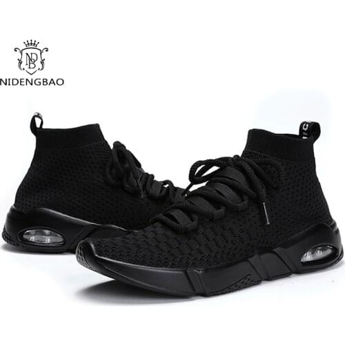 Men Shoes New Air Cushion Sneakers Breathable Outdoor Walking Sport Shoes For Male Socks Casual Shoes Athletic Men Footwear