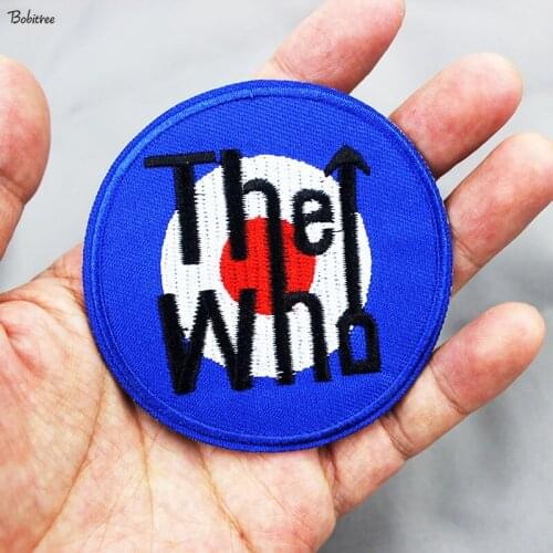 Music Rock Band Punk Patches for Cloth Iron on Embroidered Badges Sewing Appliques for Jacket Jeans Decoration Label