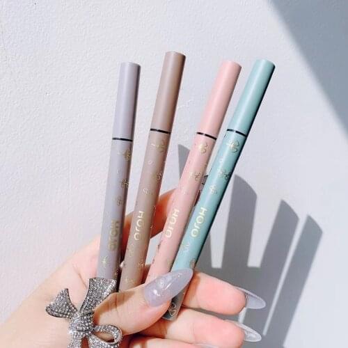 HOJOs New Color Eyeliner Has Uniform Lines, Waterproof and Sweatproof, Long-lasting and No Smudging, Beginner Eye Makeup