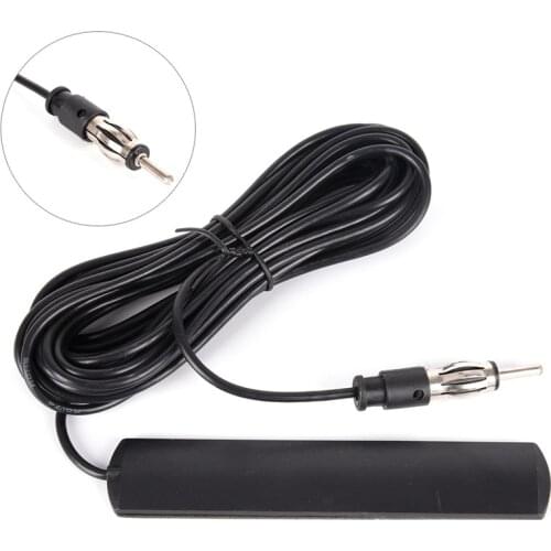 New Waterproof Car Aerial Antenna FM Radio Amplified Slim Hidden Mount On Car Roof