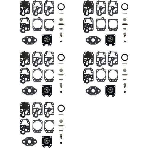 5 Set Carburetor Repair Rebuild Kit for Walbro K20-WYL WYL-240-1 WYL-242-1 WYL Ryobi Stihl Echo BE01 LE230