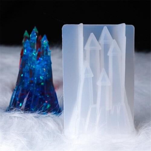 Resin Mold Castle Crystal Epoxy Resin Mold Premium Silicone Mold DIY Tool For DIY Crafts