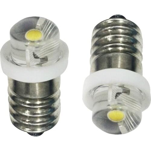 LED Bulb P13.5S CREE XPG2 0.5W 1W 3W Upgrade Flashlight Bulb C+D Cell 3V DC4-10V/6-24V LED Replacement Flashlight Bulbs