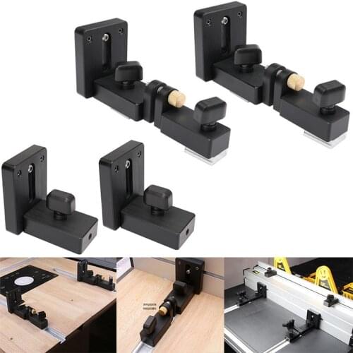 Woodworking Miter Track backing connector Aluminium Profile Fence T-tracks Sliding Brackets For Woodworking workbench DIY tools