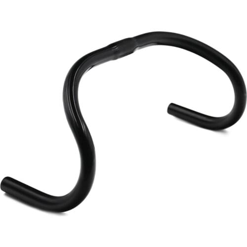 Fixed Gear Bike Handlebar Bullhorn Handlebar Aluminum Alloy Road Handlebar 25.4mm 420mm