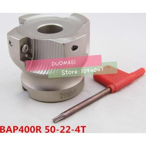 1pcs BAP 400R 50-22-4T 90 Degree Right Angle Shoulder Face Mill Head,CNC Milling Cutter, For APMT1604