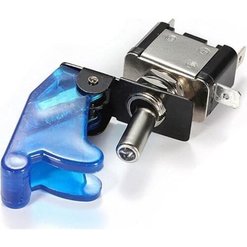 12V 20A Car Truck Cover LED Light SPST Toggle Rocker Switch Control On/Off 2Pins