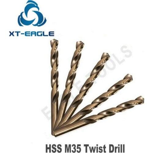 5pcs of 7.6mm 7.7mm 7.8mm 7.9mm 8.0mm HSS M35 Twist Drills Bits