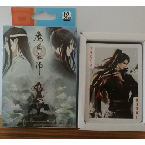 54 Sheets/Set Grandmaster of Demonic Cultivation Anime Poker Cards Mo Dao Zu Shi Character Collection Playing Cards