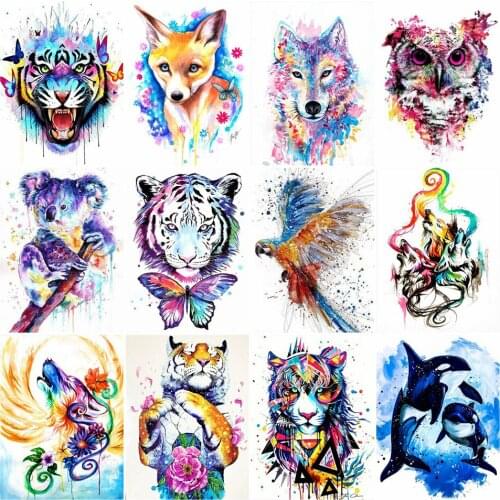 DIY Diamong Painting Animal Full Drill Cross Stitch Crystal Art Mosaic Diamond Embroidery Cartoon Tiger Unique Home Decor