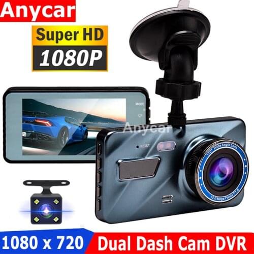 DVR Car Recorder Dash Camera Dual Dash Cam DVR Camera Video car camera 1080P 3.6" Cycle Recording Night Vision G-sensorDashcam