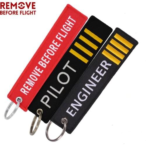 Fashion Pilot Key Chain Bijoux Keychain for Flight Crew Aviation Promotion Gifts Tag Porte Clef OEM Key Ring Mixed 3 PCS/LOT