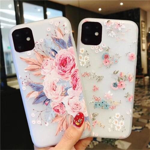 Classic Nostalgic 3D Floral Silicone Case for Vivo V11 V11i V15 V17 Pro Y11 2019 Y17 Y15 Y12 Y19 U3 U20 Y5S Y93 Y95 V9 Y85 Cover