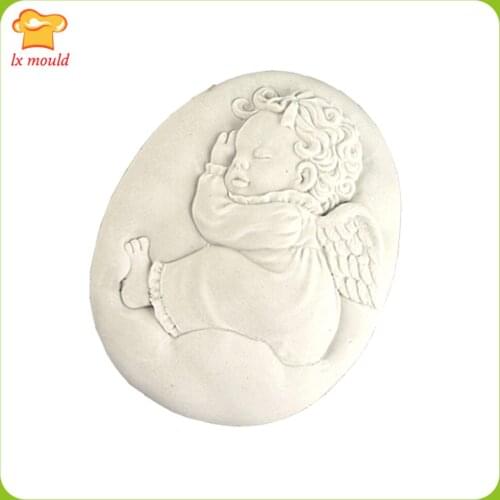 LXYY sleeping baby silicone mold cake mold bakeware diy soap mold