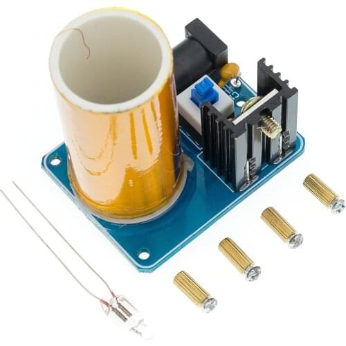1PCS BD243 Mini Tesla Coil Kit Magic Props DIY Parts Empty Lights Technology Diy Electronics BD243C