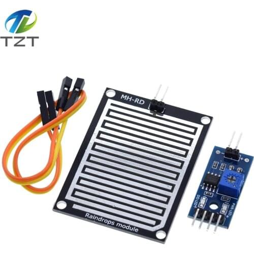DC 3.3V-5V Snow/Raindrops Detection Sensor Module Rain Weather Module Humidity For Arduino Robot Car Diy Kit