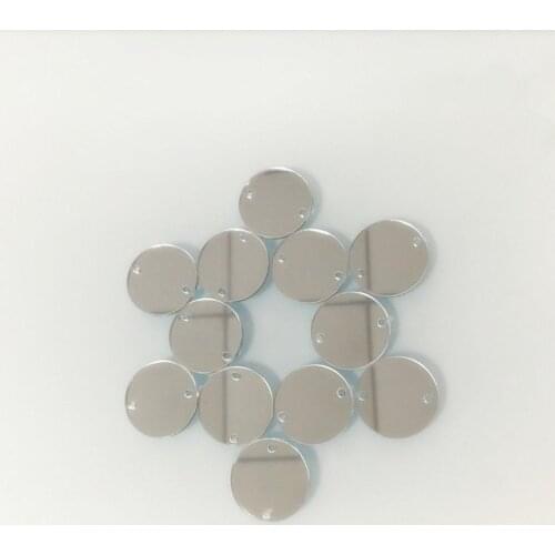 Custom sew on mirrors Circle without Holes