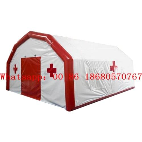 Outdoor inflatable medical tent rapid assembly emergency hospital disinfection tunnel tent 004
