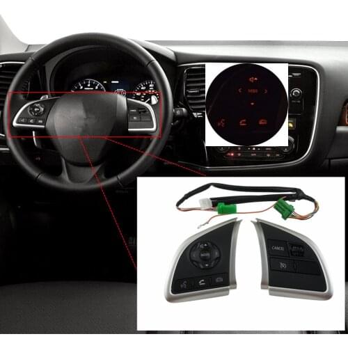 New Audio Radio Control Cruise Control Switch For Mitsubishi L200 Xpander Outlander ASX Mirage G4 Steering Wheel Switch Button
