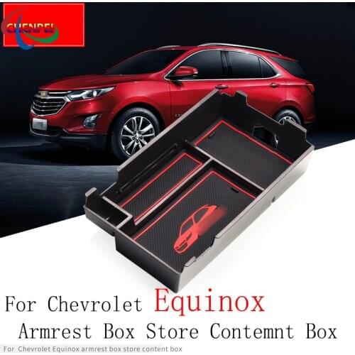 For Chevrolet Equinox Armrest Box Storage Box Refitted Centrally Classified Sundries Box Compartment Storage Car Accessories