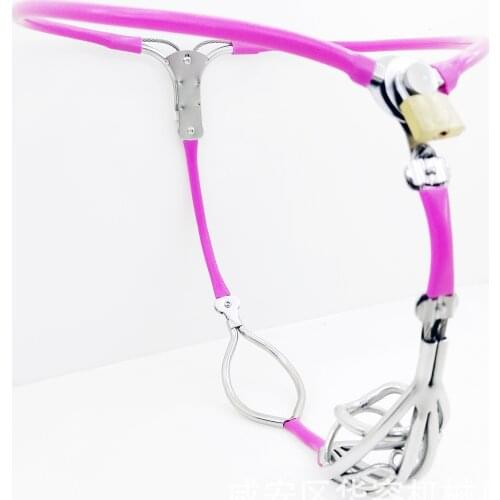 Male Chastity Belt Cock Cage Slave Bondage Pants Stainless Steel Chastity Device Penis Lock Metal Fetish Sex Toys For Men