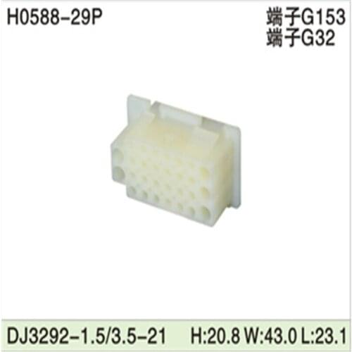 Free shipping 50pcs DJ3292-1.5/3.5-21 29Pin AMP Car Electrical Wire Connectors for VW,BMW,Audi,Toyota,NISSAN AND other