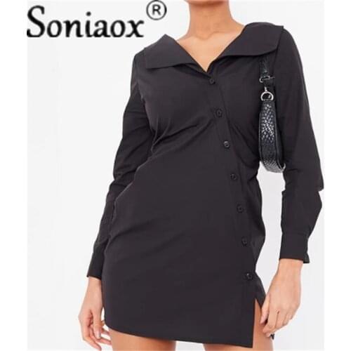 Soniaox Fashionable Shirt Dresses