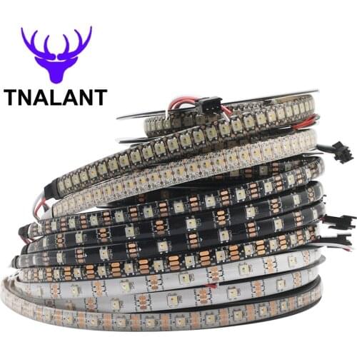 SK6812 RGBW Led Strip Light 4 in 1 Similar WS2812B 30/60/144Leds/Pixels/m Individual Addressable IC Led Light IP30/IP65/IP67 DC5