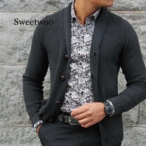 SWEETWOO Men's Knitted Cardigans