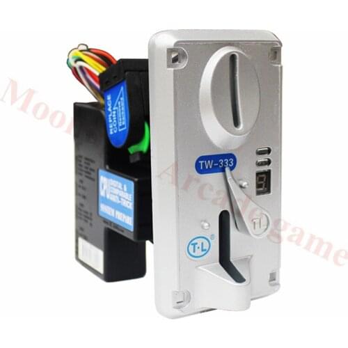 TW-333 Front Entry Single value comparable Coin Acceptor Token selector Coin Mech for Arcade Game Cabinet Vending Machine